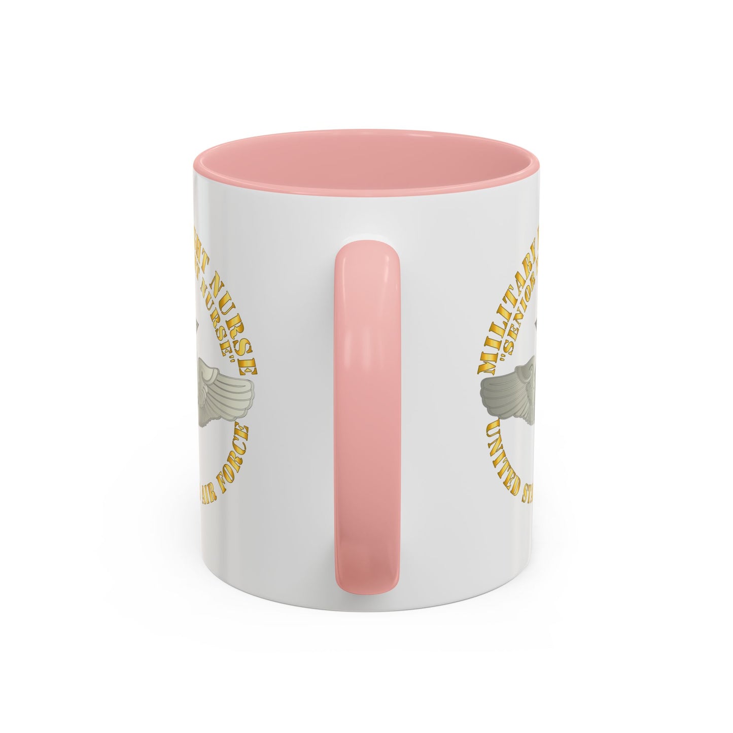 Accent Coffee Mug (11oz & 15oz) - USAF - Military Flight Nurse - Flight Nurse - Senior