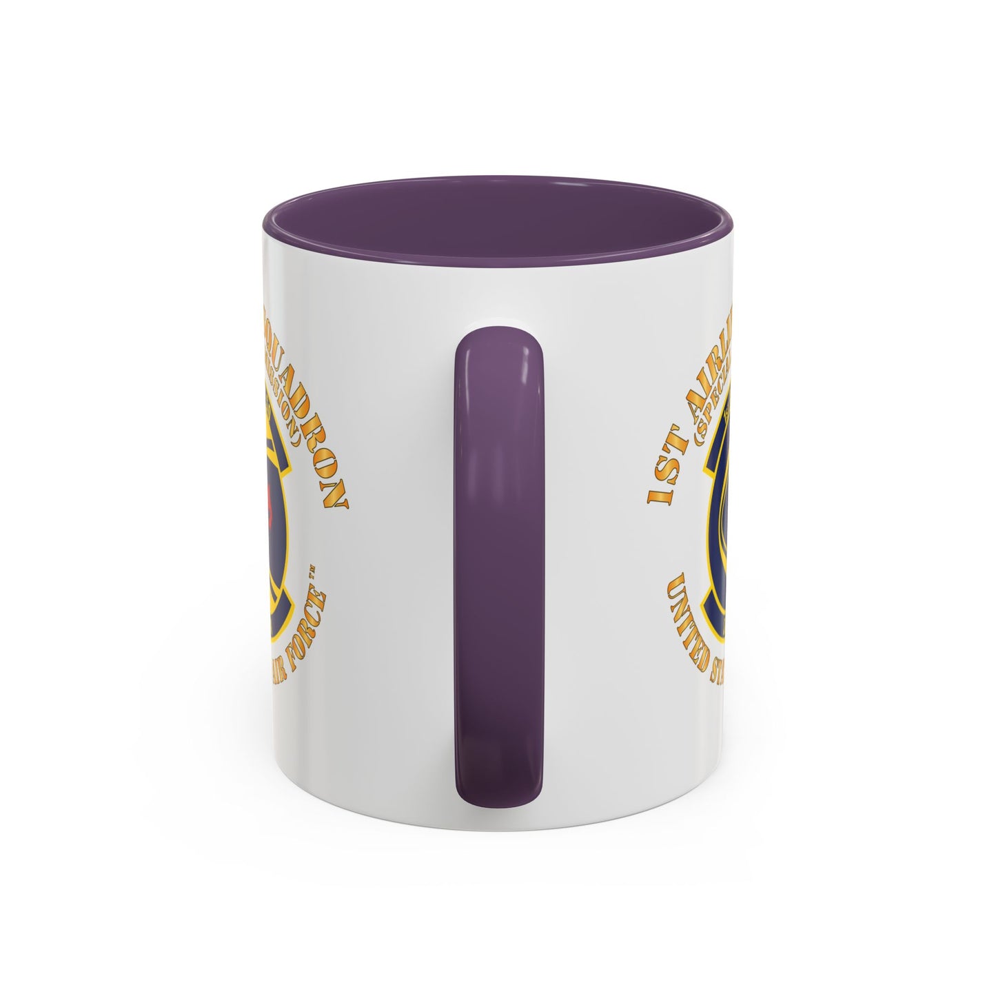 Accent Coffee Mug (11oz & 15oz) - USAF - 1st Airlift Squadron X 300