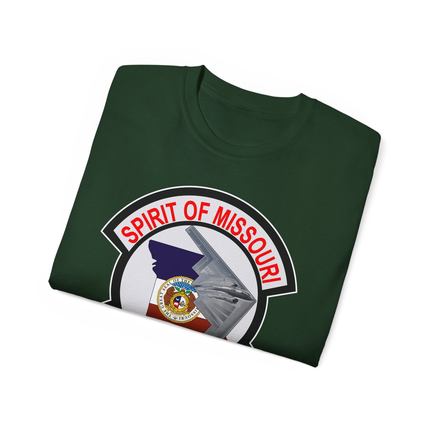 Unisex Ultra Cotton Tee - USAF - B2 - Spirit of Missouri - Stealth Bomber wo Txt