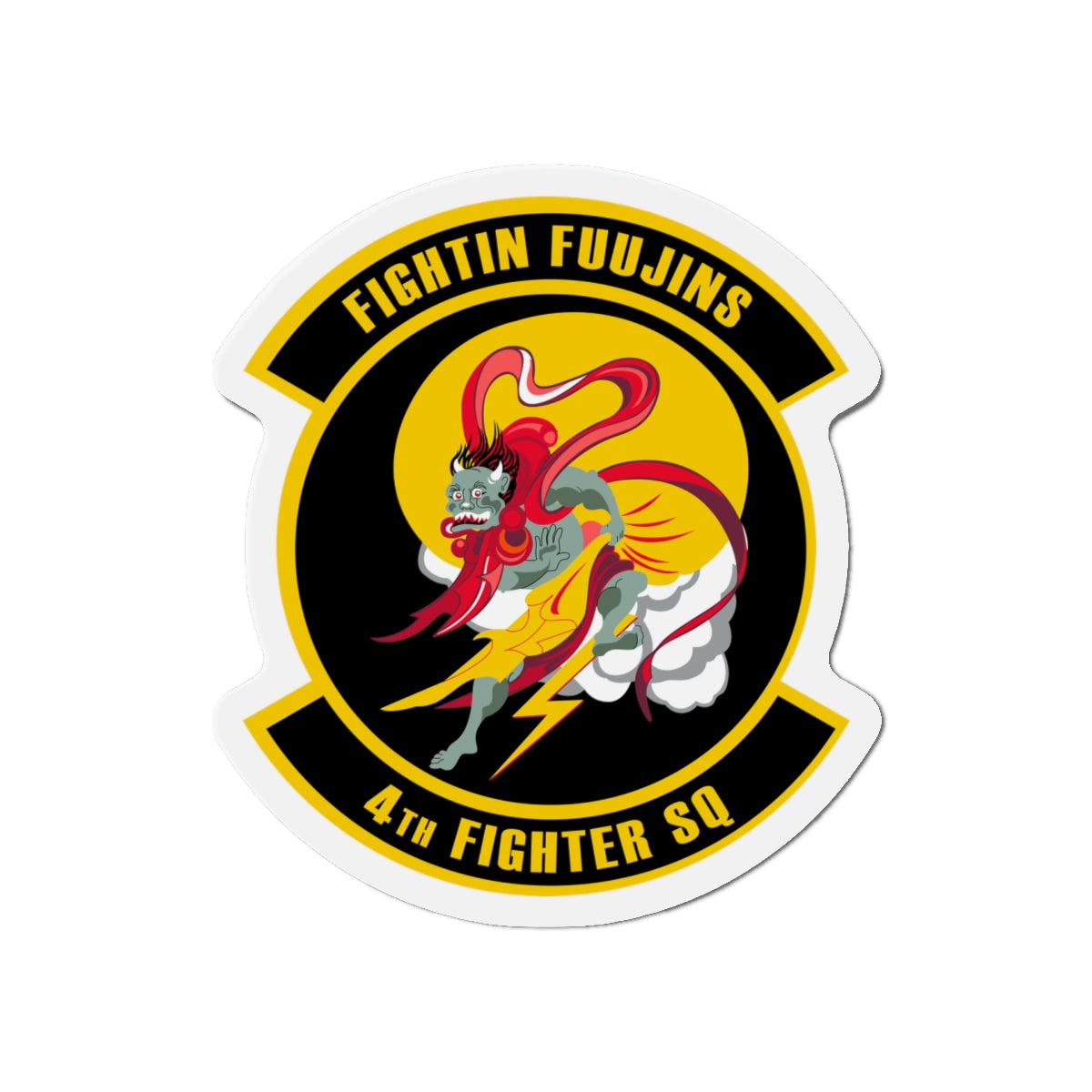 Die-Cut Magnet - USAF - 4th Fighter Squadron wo txt