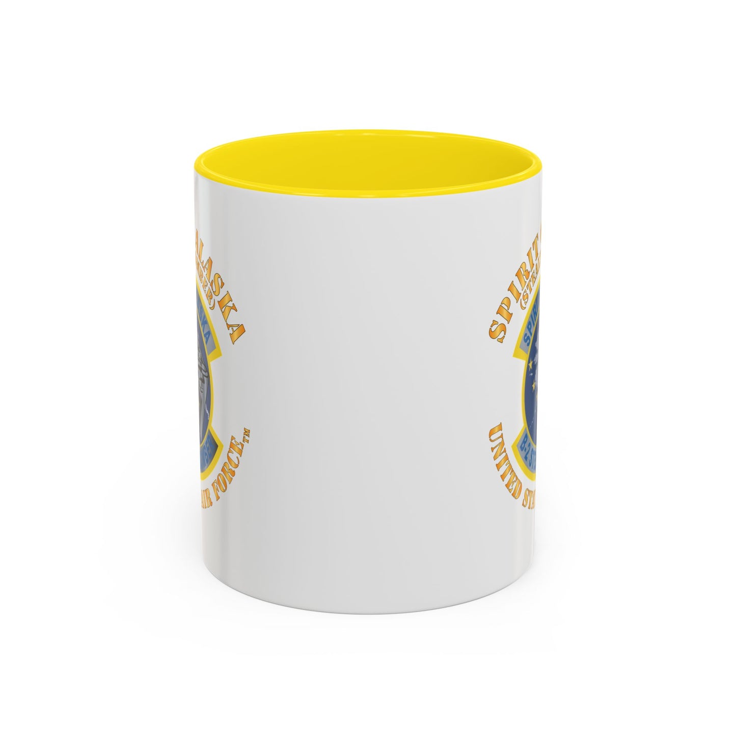 Accent Coffee Mug (11oz & 15oz) - USAF - B2 - Spirit of Alaska - Stealth Bomber X 300