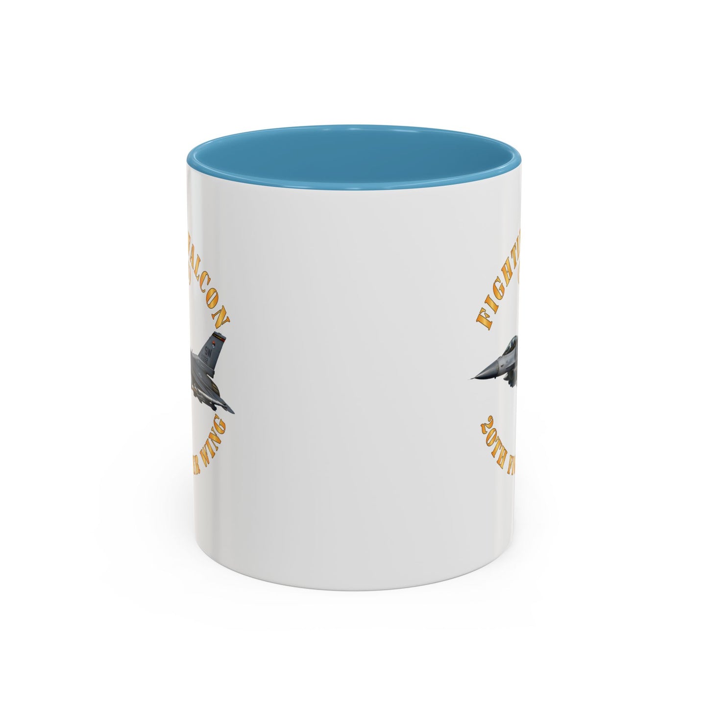 Accent Coffee Mug (11oz & 15oz) - USAF - F-16 Fighting Falcon - 20th Fighter Wing X 300