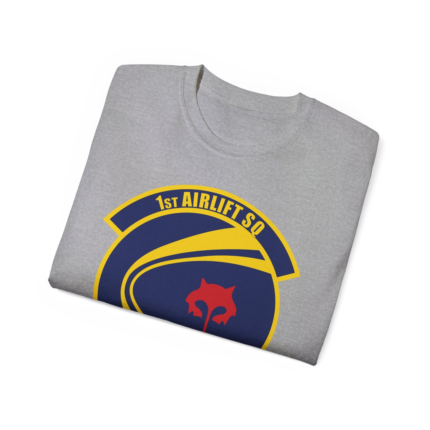 Unisex Ultra Cotton Tee - USAF - 1st Airlift Squadron wo txt X 300