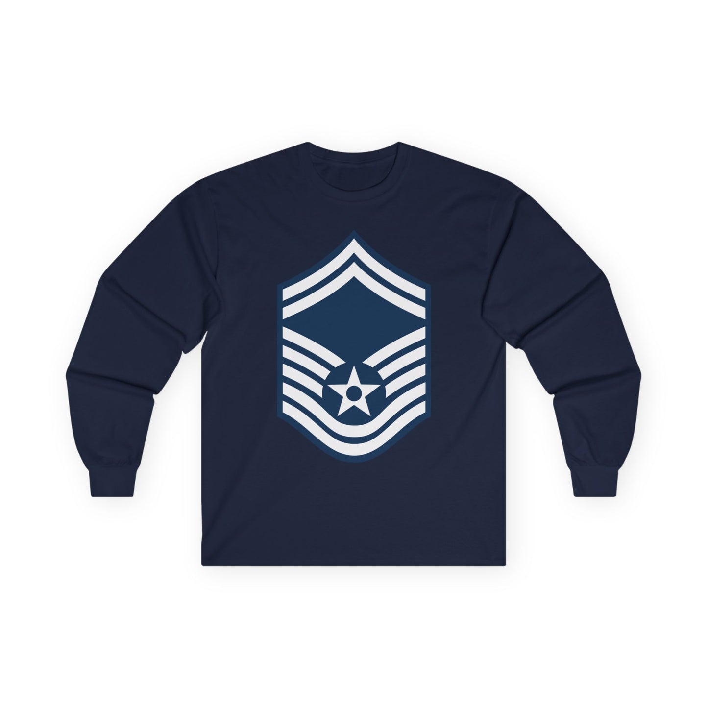 Unisex Ultra Cotton Long Sleeve Tee - USAF - Senior Master Sergeant (E8a) - 2020
