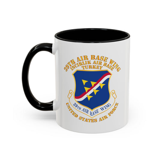 Accent Coffee Mug (11oz & 15oz) - USAF - 39th Airbase Wing - 3rd AF - Incirlik Air Base - Turkey