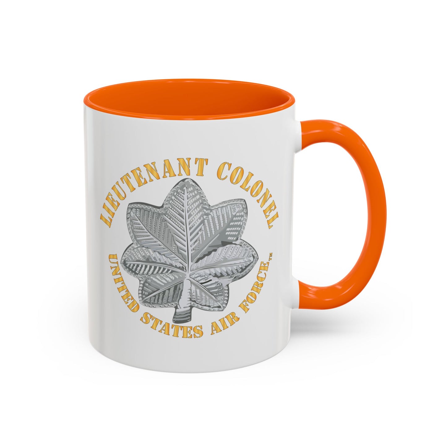 Accent Coffee Mug (11oz & 15oz) - USAF - Lieutenant Colonel - LTC - TM X 300