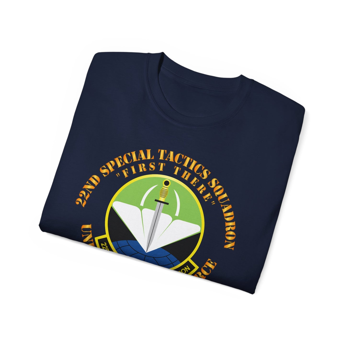 Unisex Ultra Cotton Tee - USAF - 22nd Special Tactics Squadron - First There X 300