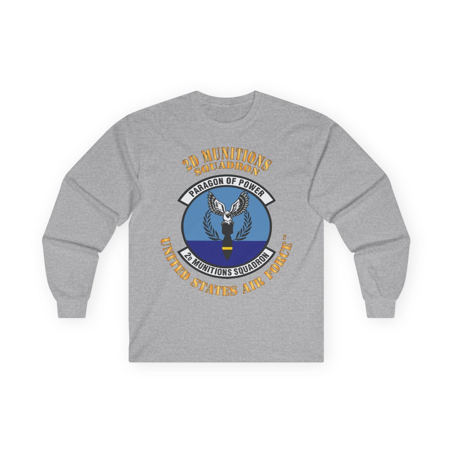 Unisex Ultra Cotton Long Sleeve Tee - USAF - 2nd Munitions Squadron