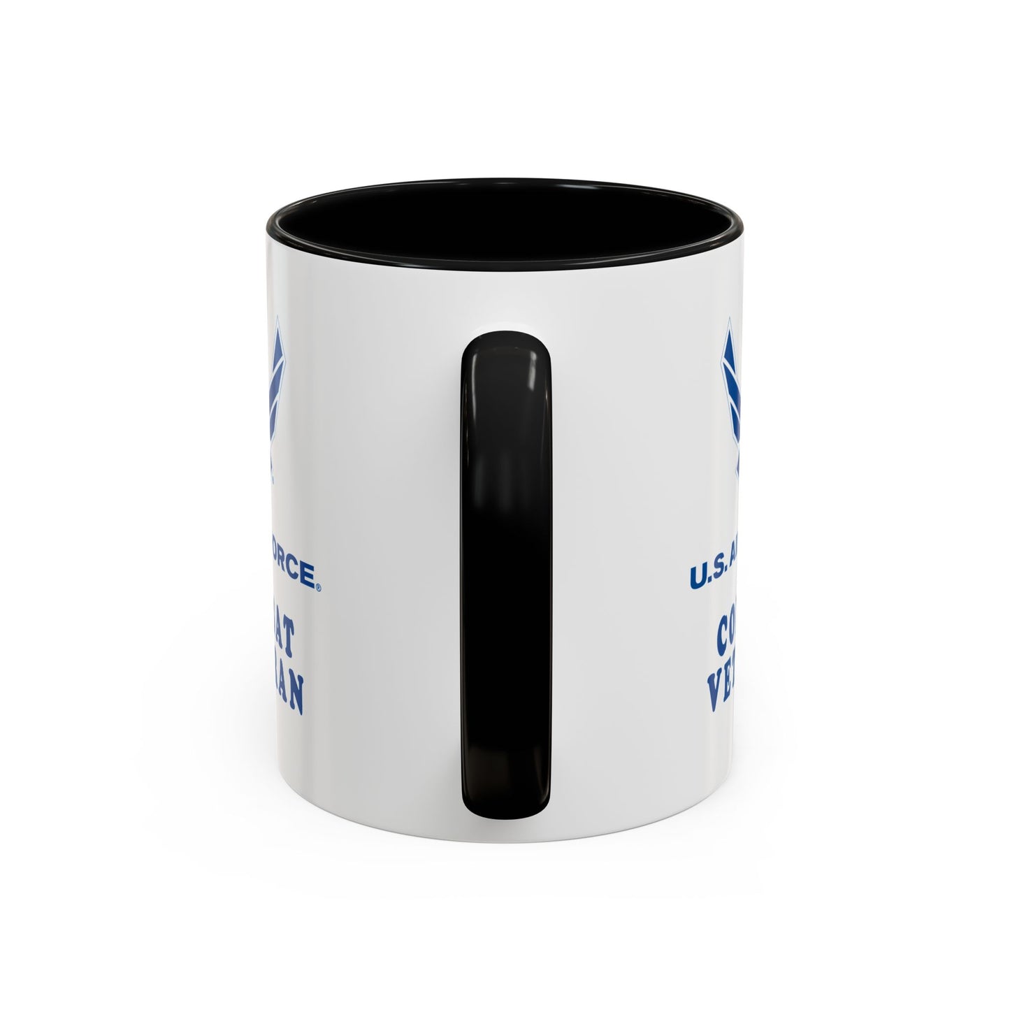 Accent Coffee Mug (11oz & 15oz) - USAF - Air Force - Combat Veteran X 300