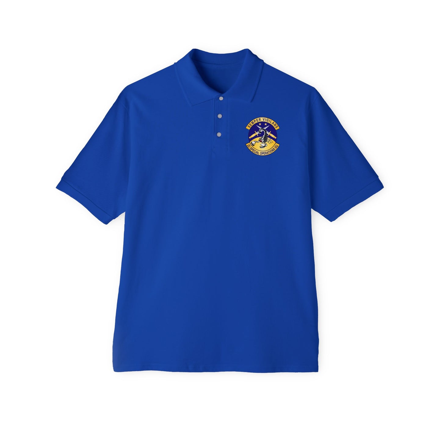 Men's Piqué Polo - USAFSOF - 2nd Special Operations Squadron wo Txt