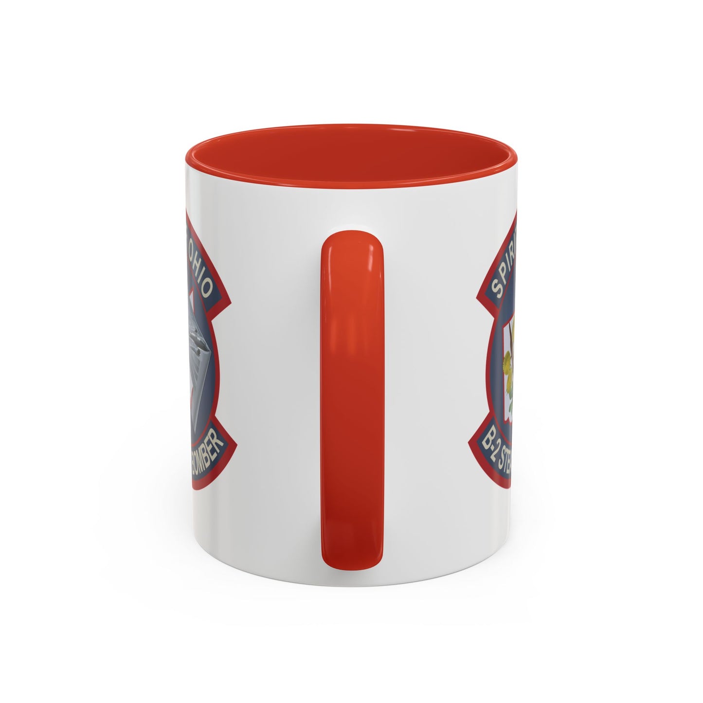 Accent Coffee Mug (11oz & 15oz) - USAF - B2 - Spirit of Ohio - Stealth Bomber wo txt X 300