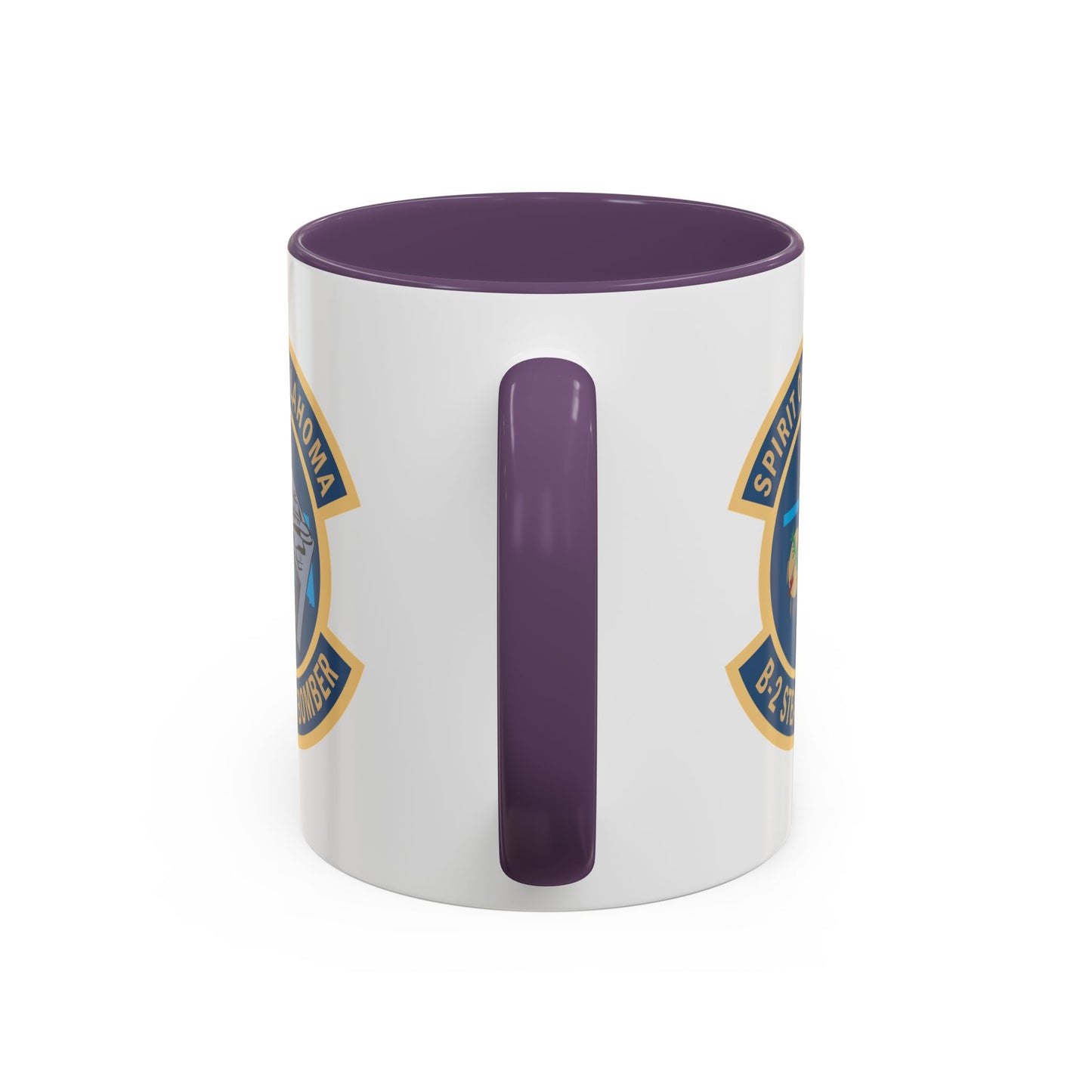 Accent Coffee Mug (11oz & 15oz) - USAF - B2 - Spirit of Oklahoma - Stealth Bomber wo txt X 300