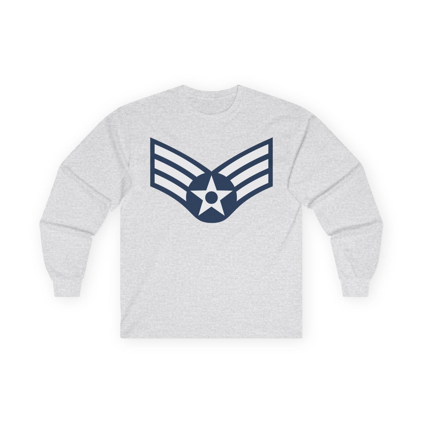 Unisex Ultra Cotton Long Sleeve Tee - USAF - Senior Airman (E4) - 2020
