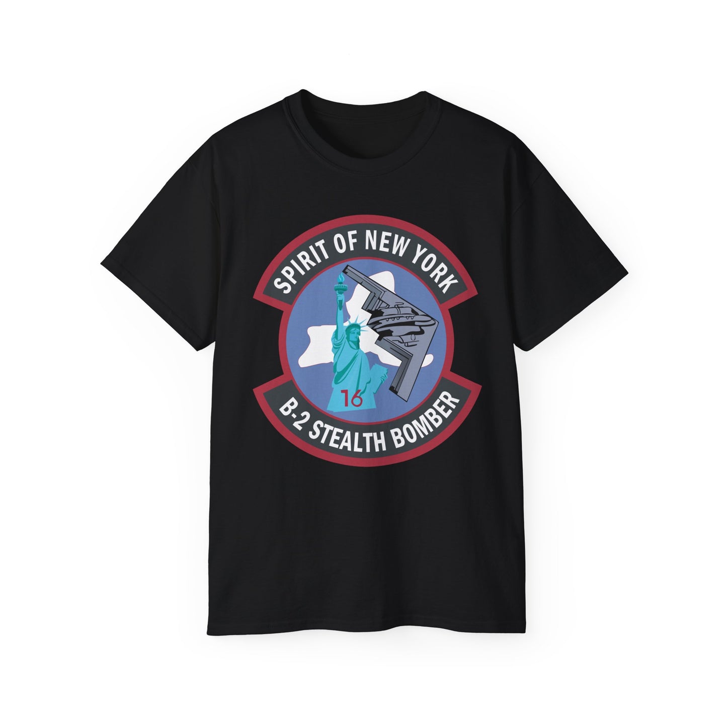 Unisex Ultra Cotton Tee - USAF - B2 - Spirit of New York - Stealth Bomber wo txt X 300