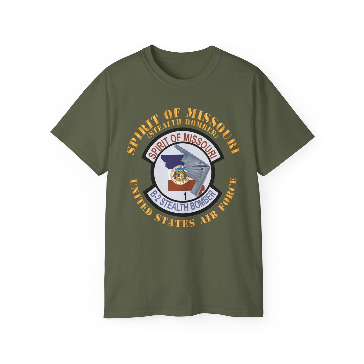 Unisex Ultra Cotton Tee - USAF - B2 - Spirit of Missouri Stealth Bomber X 300