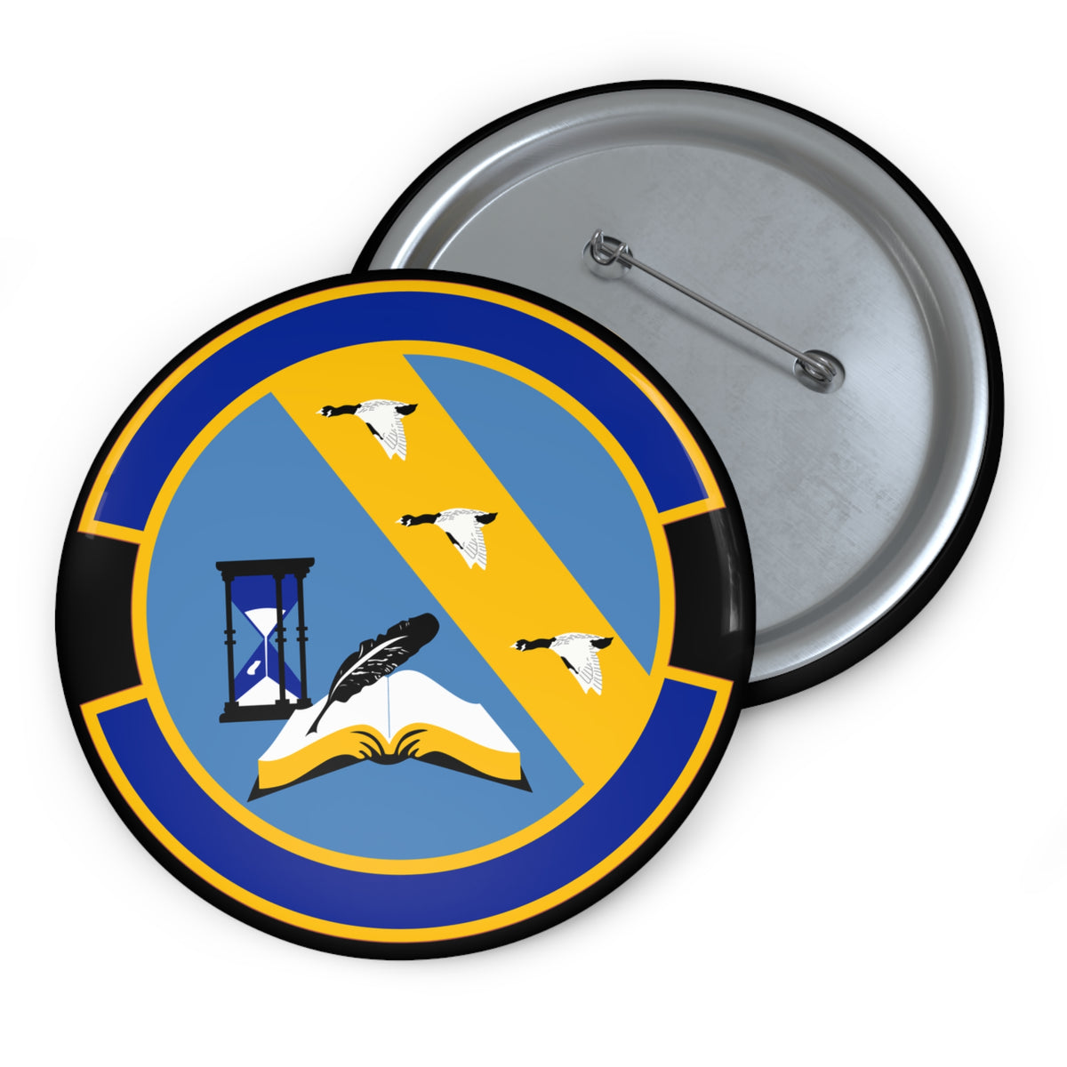 Custom Pin Button - USAF - 11th Contracting Squadron wo txt