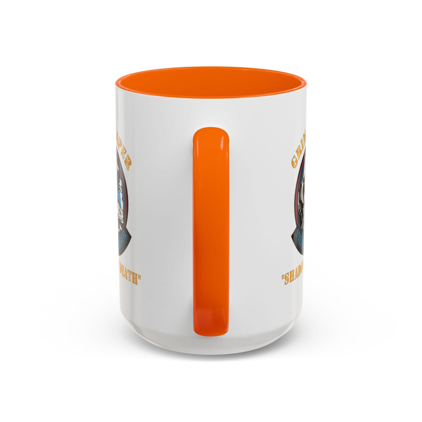 Accent Coffee Mug (11oz & 15oz) - USAF - B2 - Grim Reaper - Stealth Bomber X 300