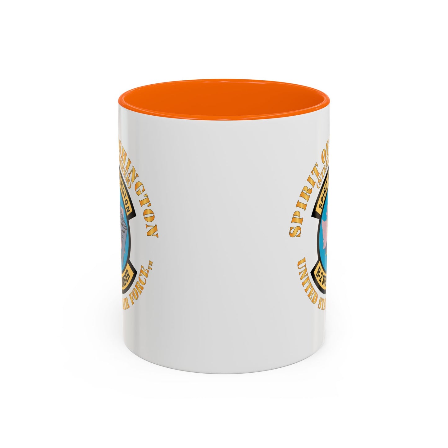 Accent Coffee Mug (11oz & 15oz) - USAF - B2 - Spirit of Washington - Stealth Bomber X 300