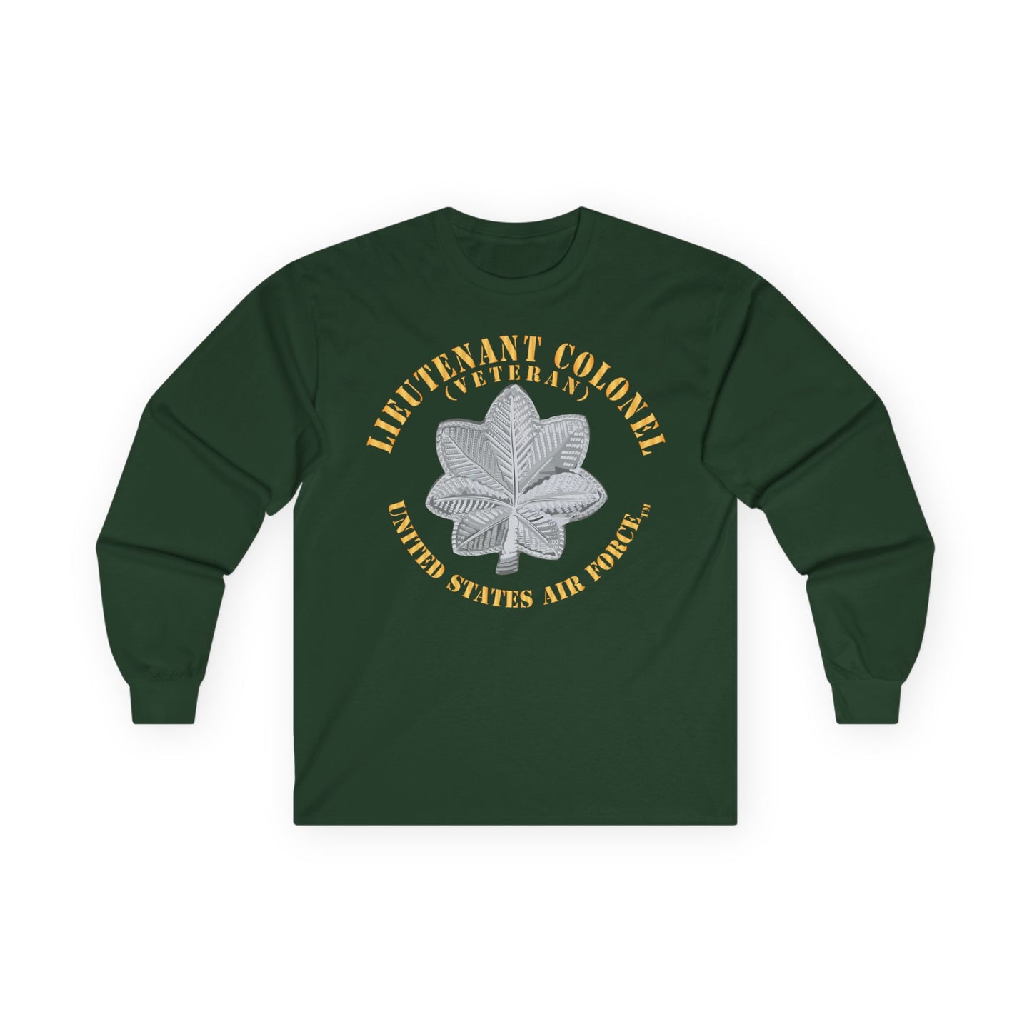 Unisex Ultra Cotton Long Sleeve Tee - USAF - Lieutenant Colonel - LTC - Veteran - TM X 300