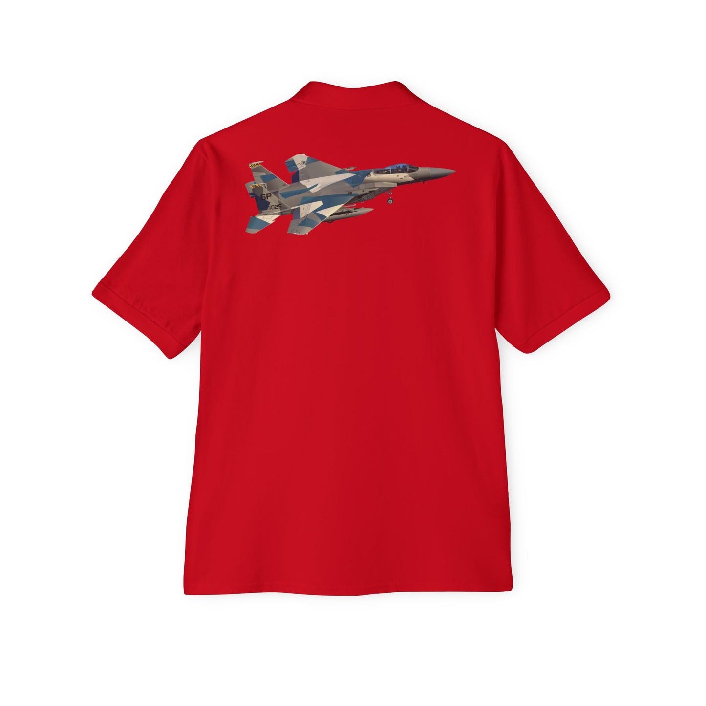 Men's Piqué Polo - USAF - F15 Eagle wo txt