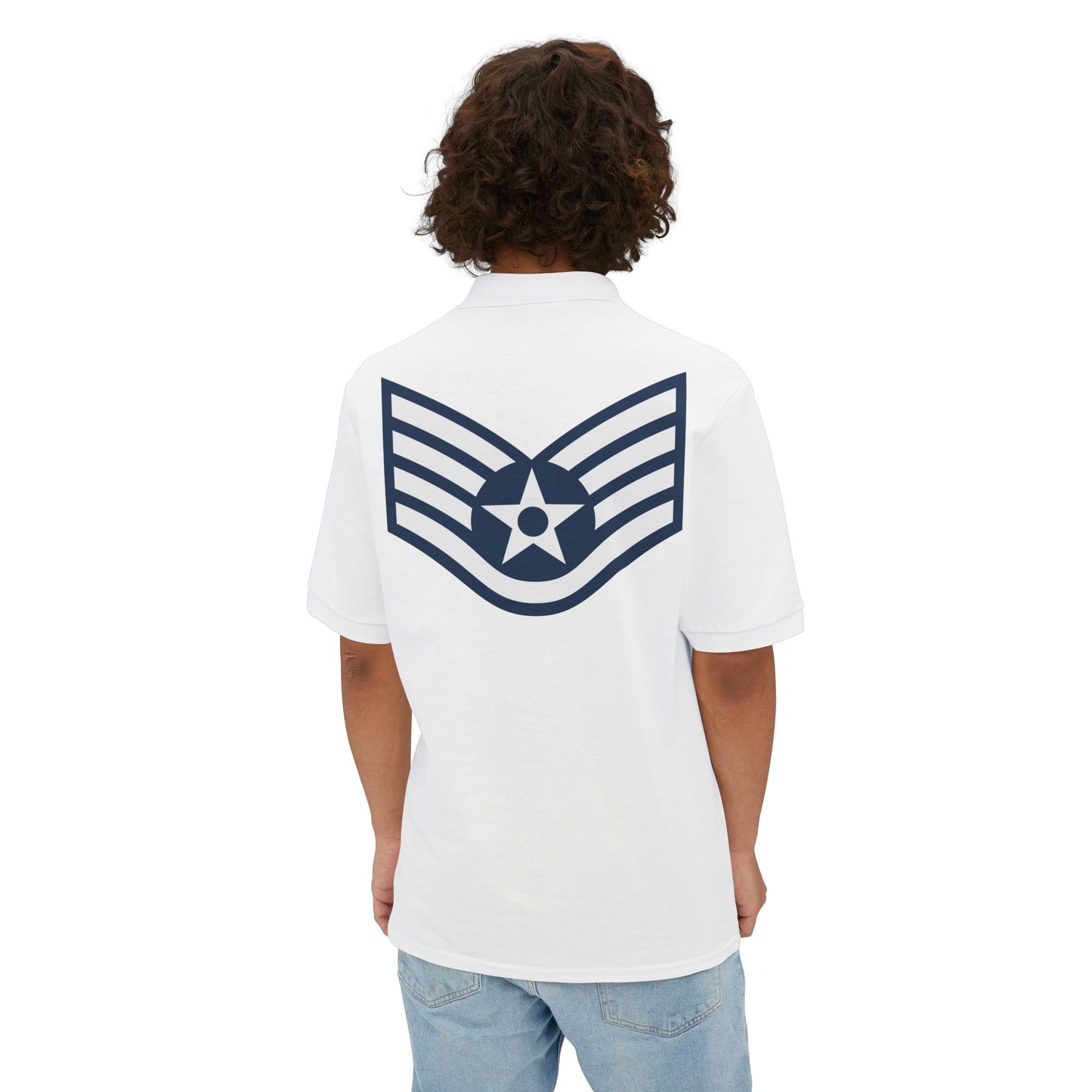 Men's Piqué Polo - USAF - Staff Sergeant (E5) - 2020