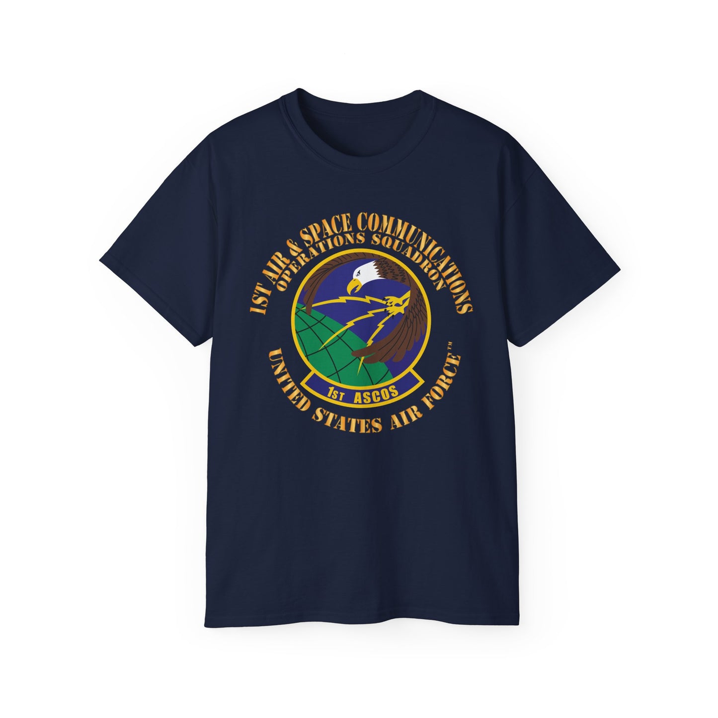 Unisex Ultra Cotton Tee - USAF - 1st Air & Space Communications Operations Sq X 300