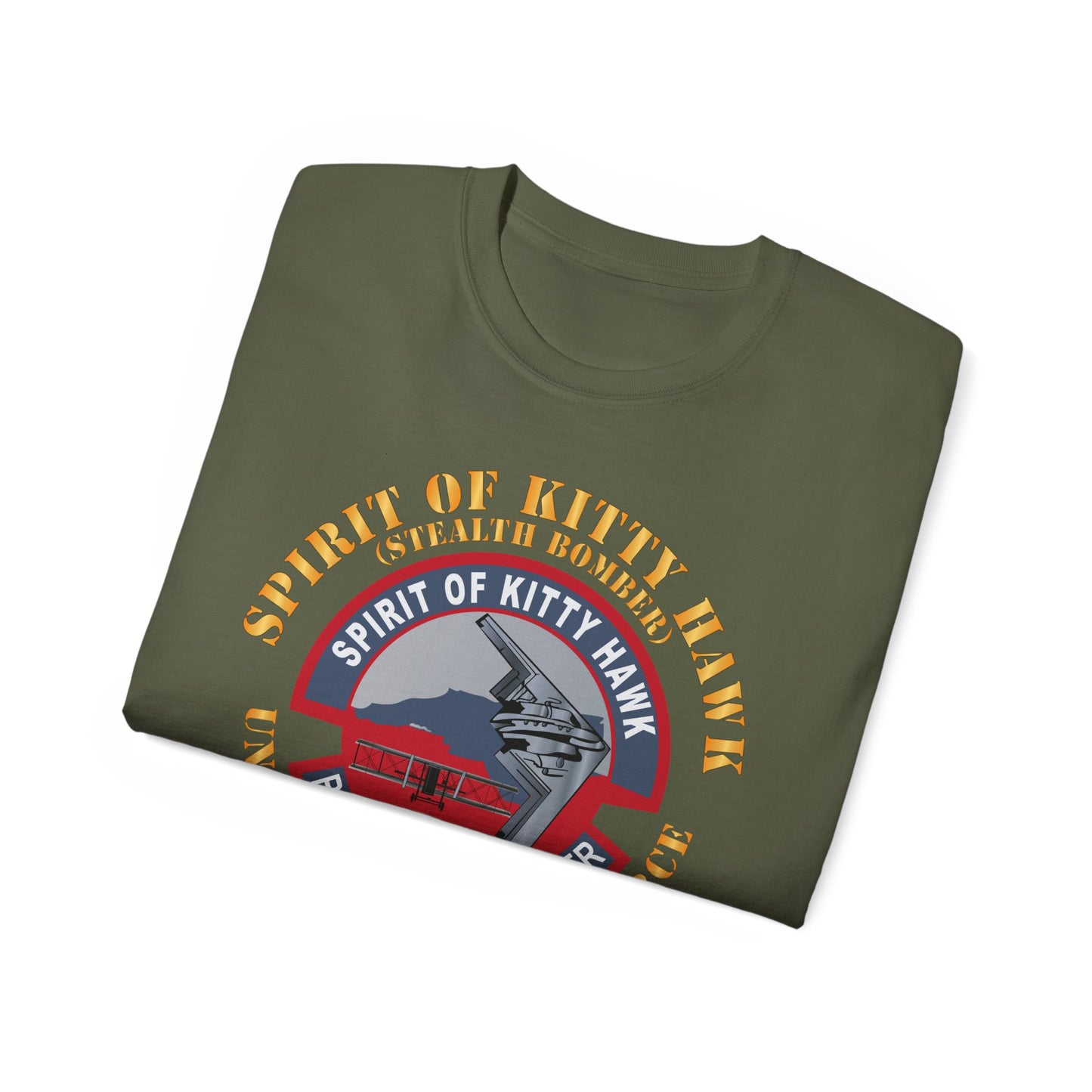 Unisex Ultra Cotton Tee - USAF - B2 - Spirit of Kitty Hawk - Stealth Bomber X 300