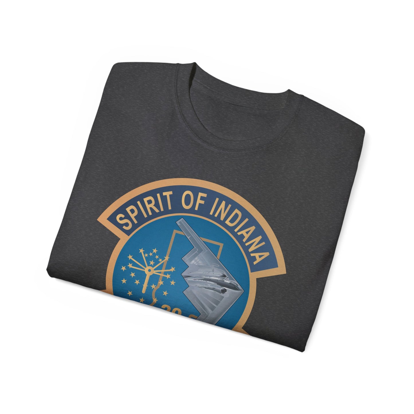 Unisex Ultra Cotton Tee - USAF - B2 - Spirit of Indiana - Stealth Bomber wo txt X 300