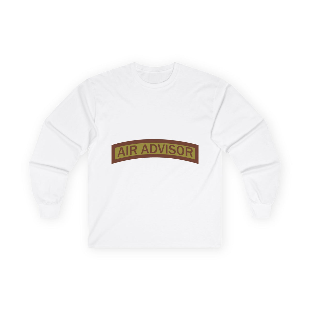 Unisex Ultra Cotton Long Sleeve Tee - USAF - Air Advisor Tab
