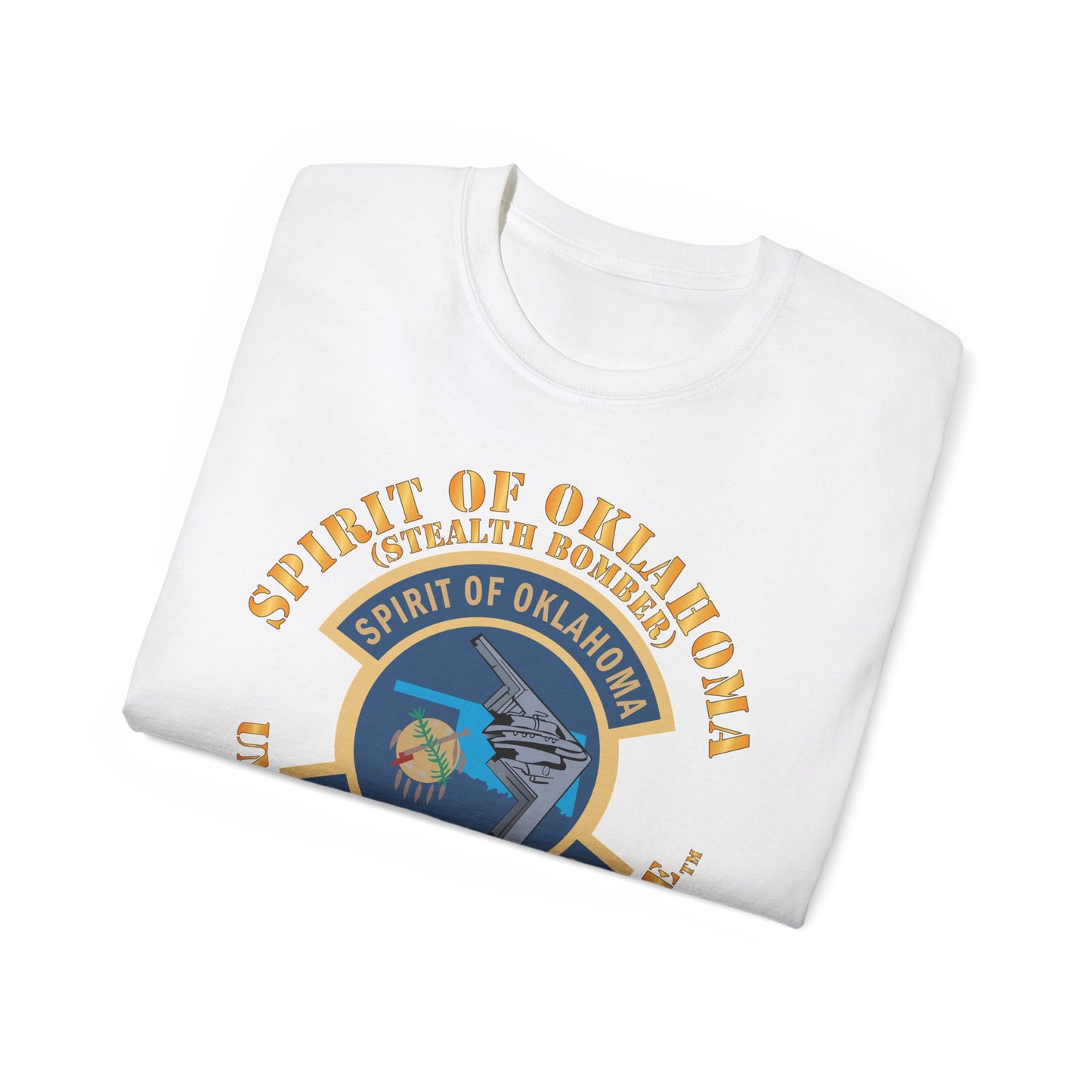 Unisex Ultra Cotton Tee - USAF - B2 - Spirit of Oklahoma - Stealth Bomber X 300