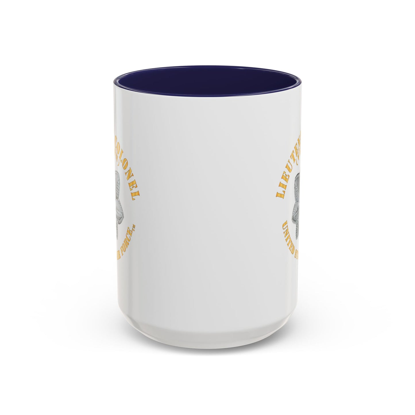 Accent Coffee Mug (11oz & 15oz) - USAF - Lieutenant Colonel - LTC - Veteran - TM X 300