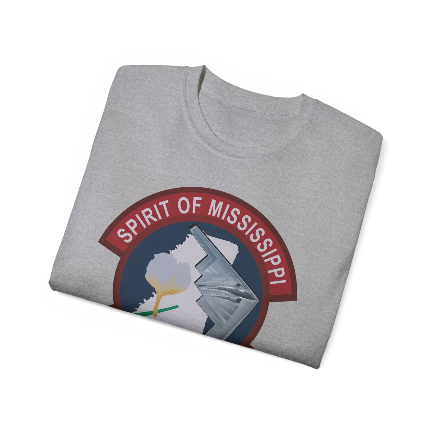 Unisex Ultra Cotton Tee - USAF - B2 - Spirit of Mississippi - Stealth Bomber wo txt X 300