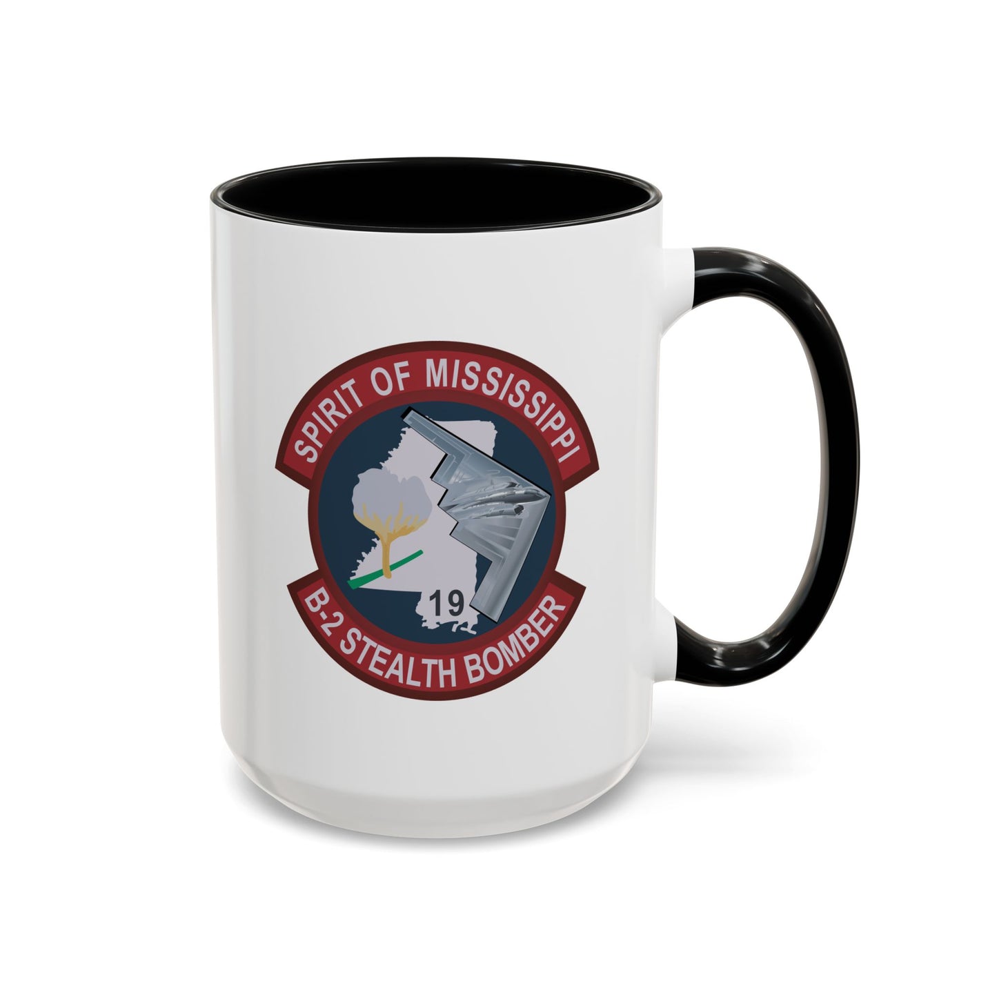 Accent Coffee Mug (11oz & 15oz) - USAF - B2 - Spirit of Mississippi - Stealth Bomber wo txt X 300