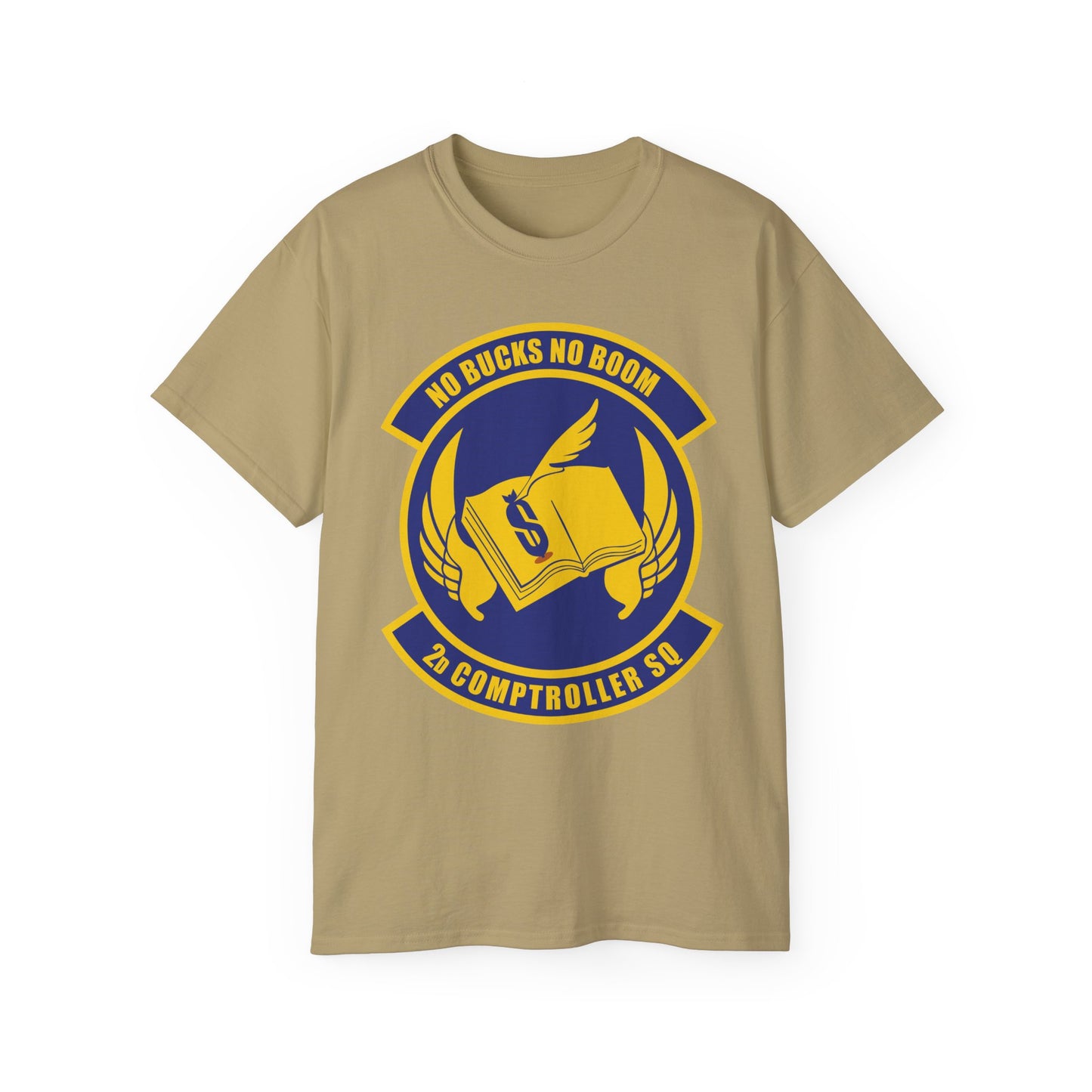 Unisex Ultra Cotton Tee -USAF - 2nd Comptroller Squadron wo txt