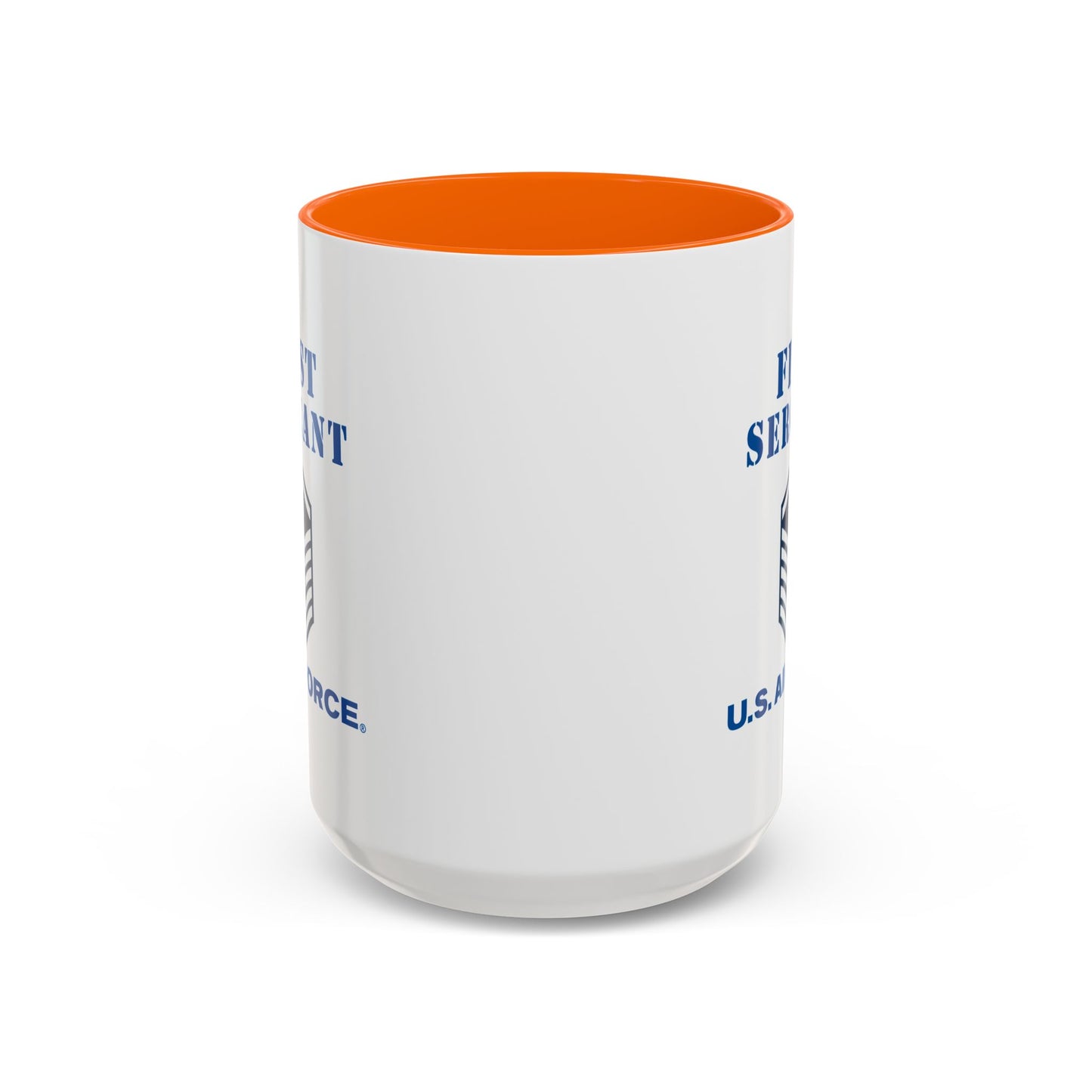 Accent Coffee Mug (11oz & 15oz) - USAF - First Sergeant (E7b) - 2020 - US Air Force w Text X 300