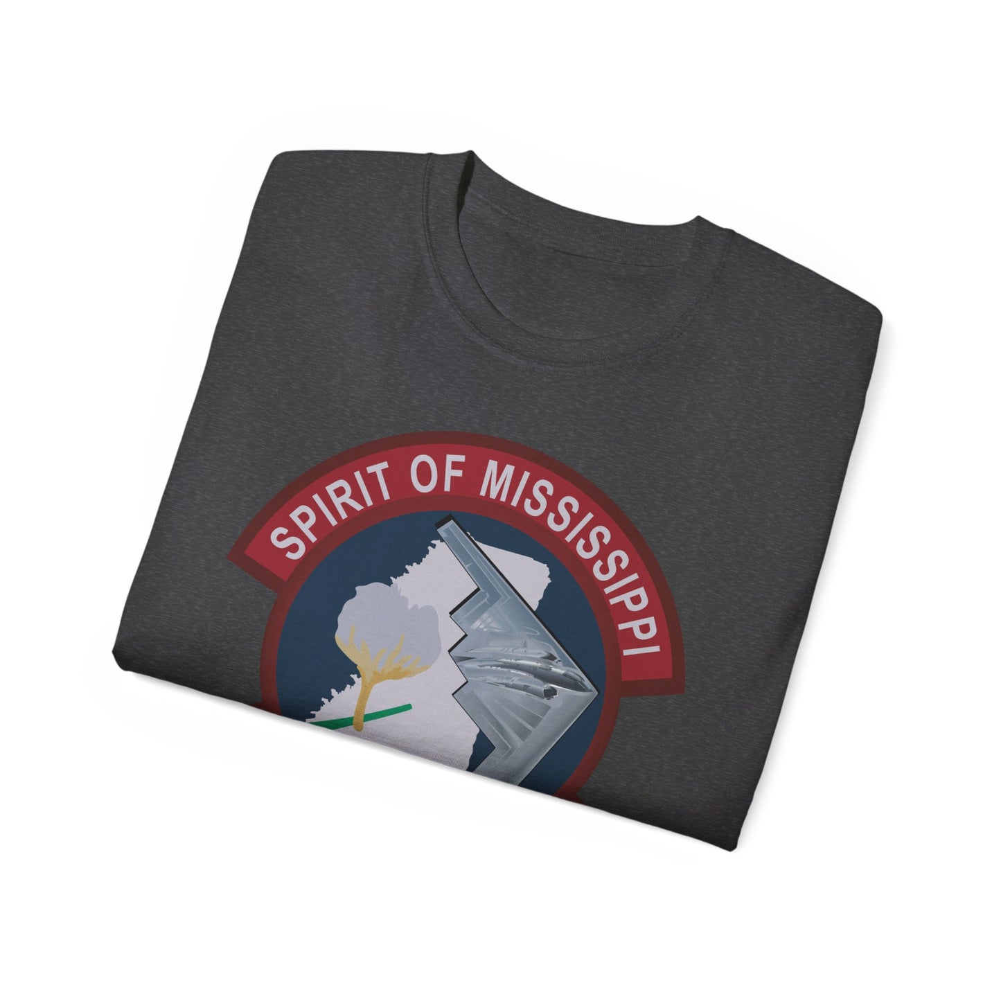 Unisex Ultra Cotton Tee - USAF - B2 - Spirit of Mississippi - Stealth Bomber wo txt X 300