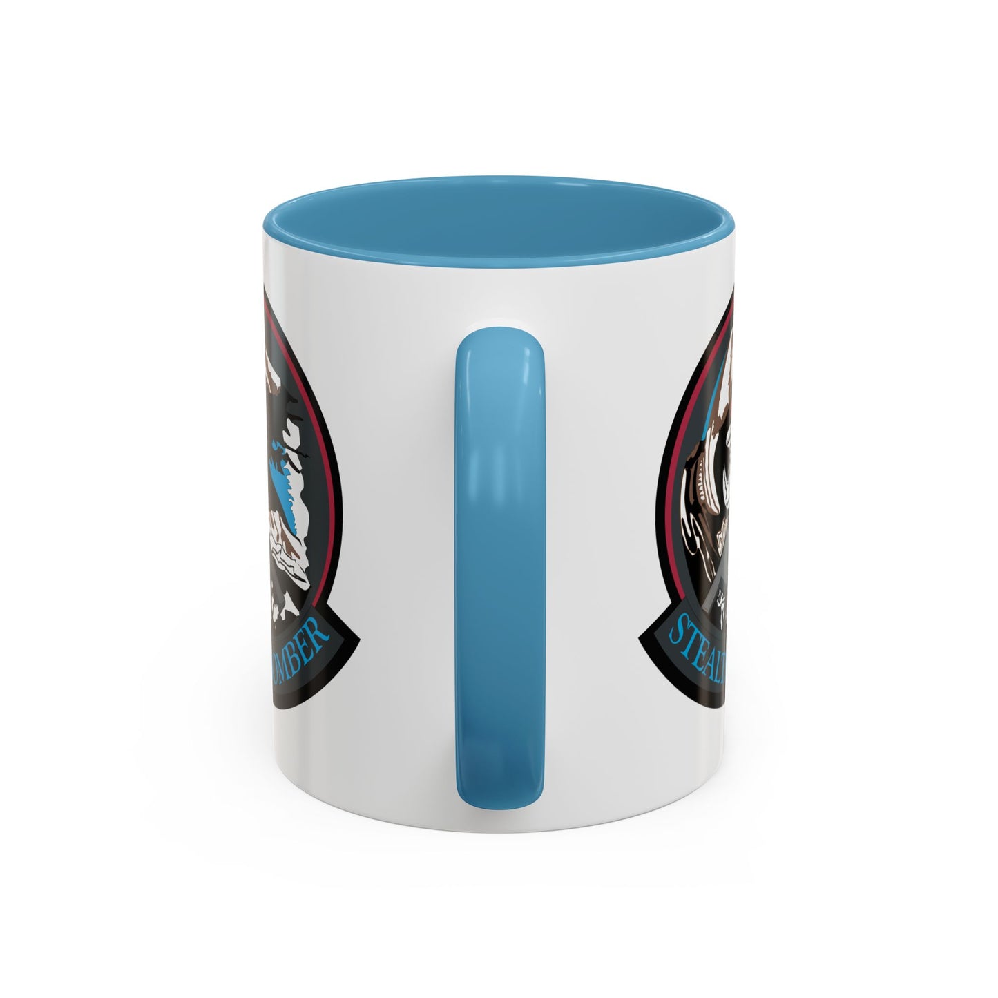 Accent Coffee Mug (11oz & 15oz) - USAF - B2 - Grim Reaper - Stealth Bomber wo txt X 300