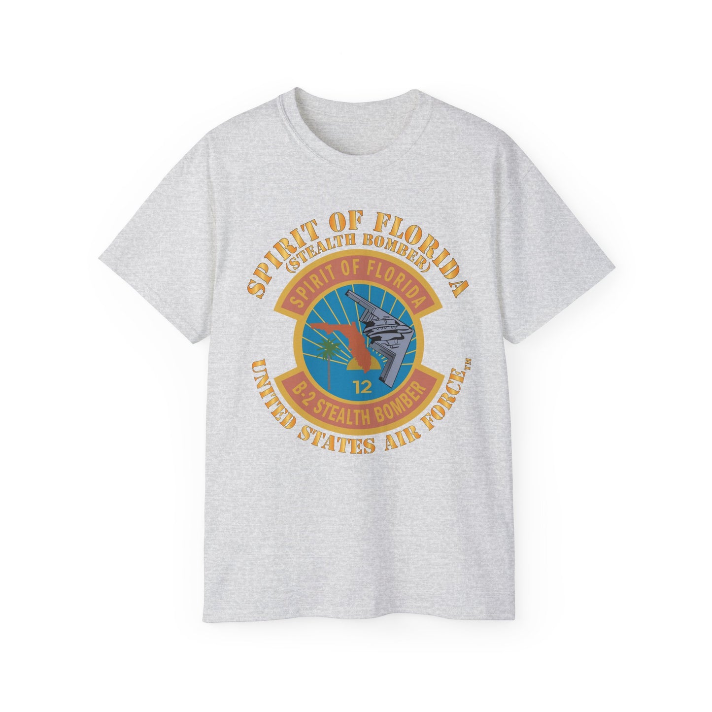 Unisex Ultra Cotton Tee - USAF - B2 - Spirit of Florida - Stealth Bomber X 300