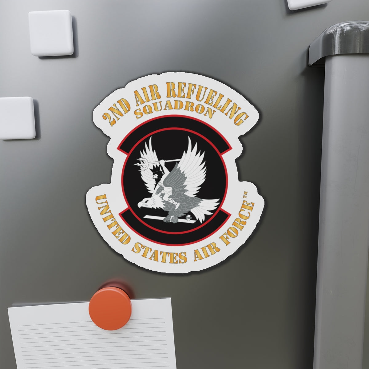 Die-Cut Magnet - USAF - 2nd Air Refueling Squadron