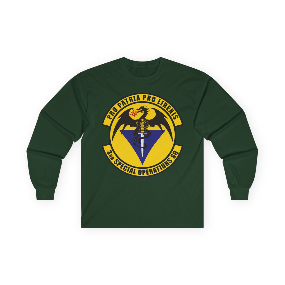 Unisex Ultra Cotton Long Sleeve Tee - USAF - 3rd Special Operations Squadron wo txt