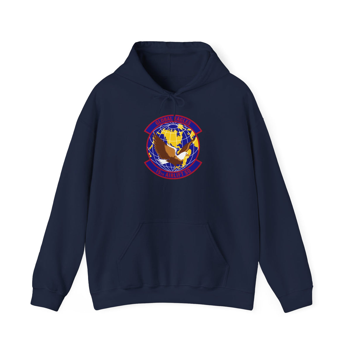 Unisex Heavy Blend Hooded Sweatshirt - USAF - 15th Airlift Squadron wo txt