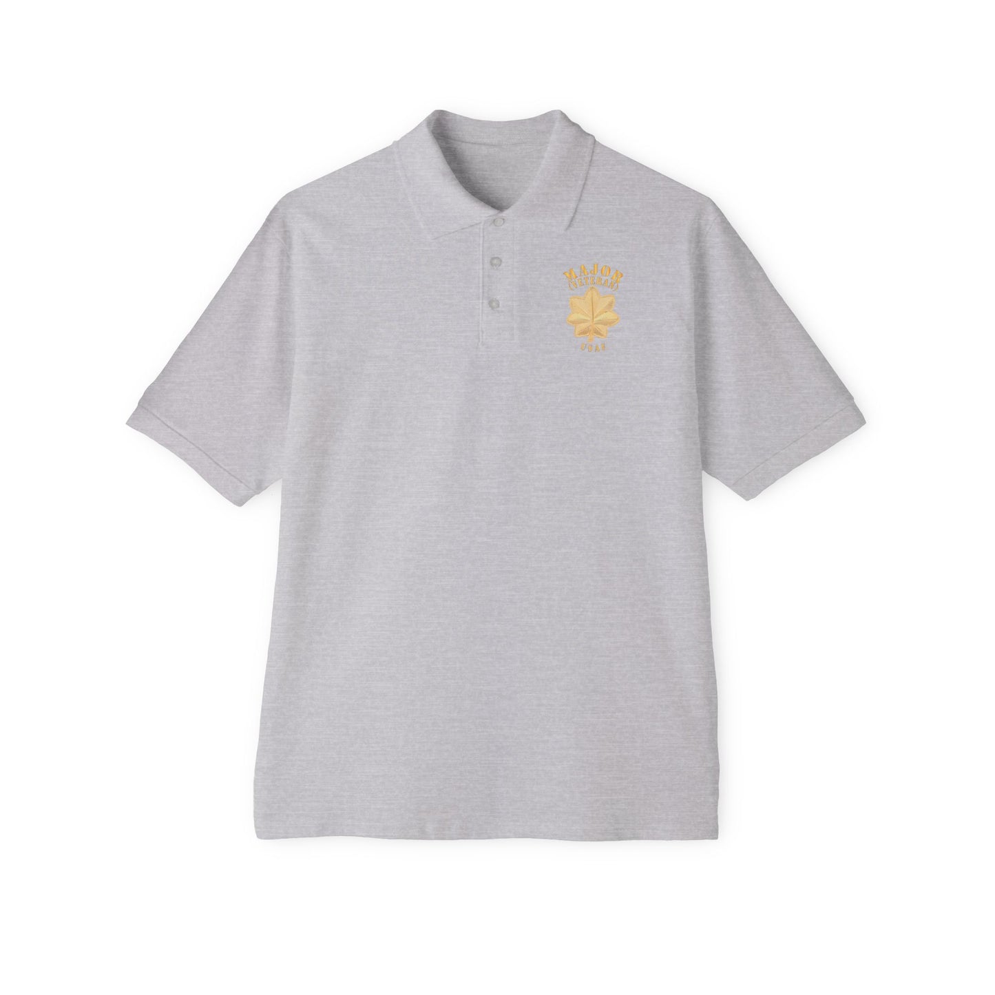 Men's Piqué Polo - USAF - Major - Veteran - USAF X 300