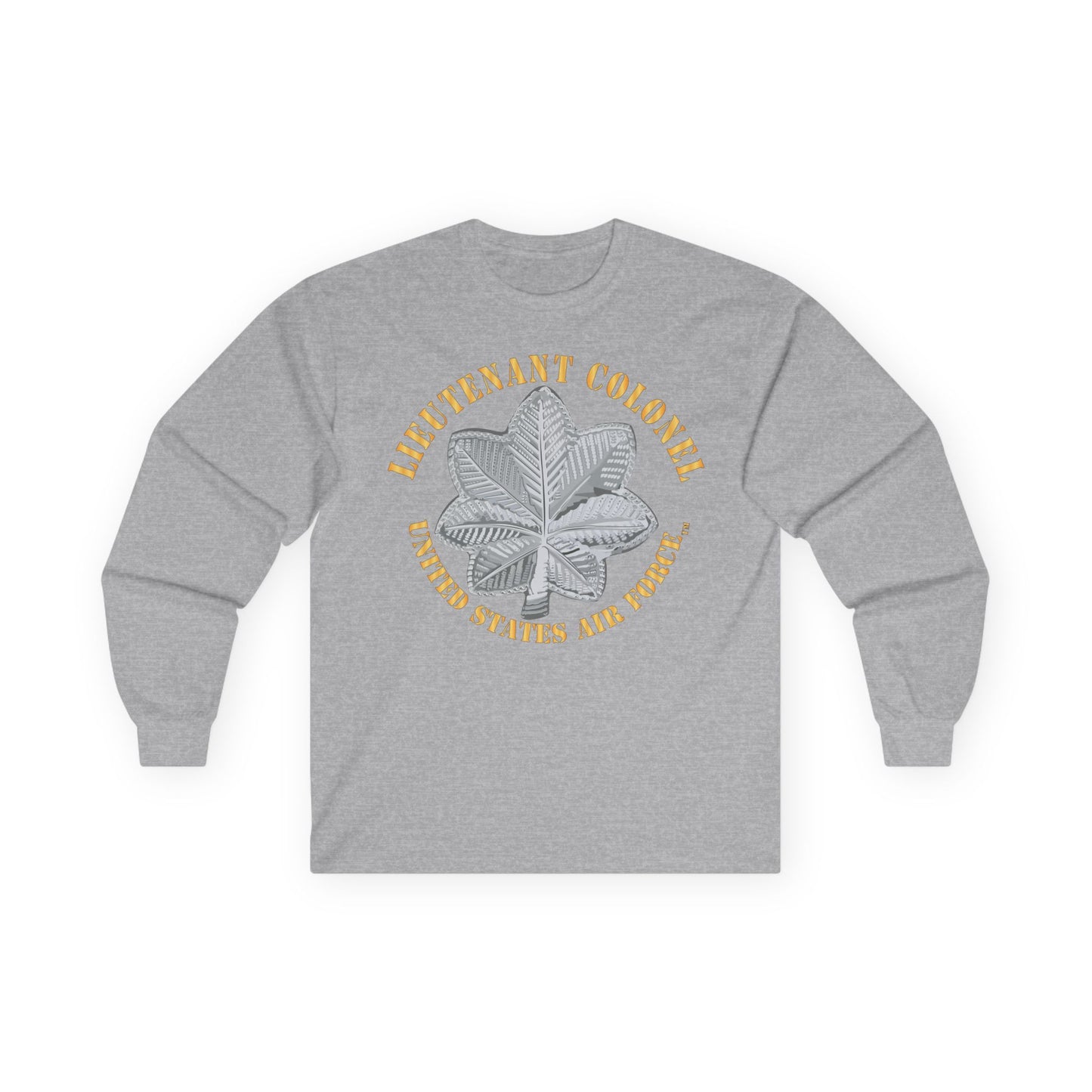 Unisex Ultra Cotton Long Sleeve Tee - USAF - Lieutenant Colonel - LTC - TM X 300