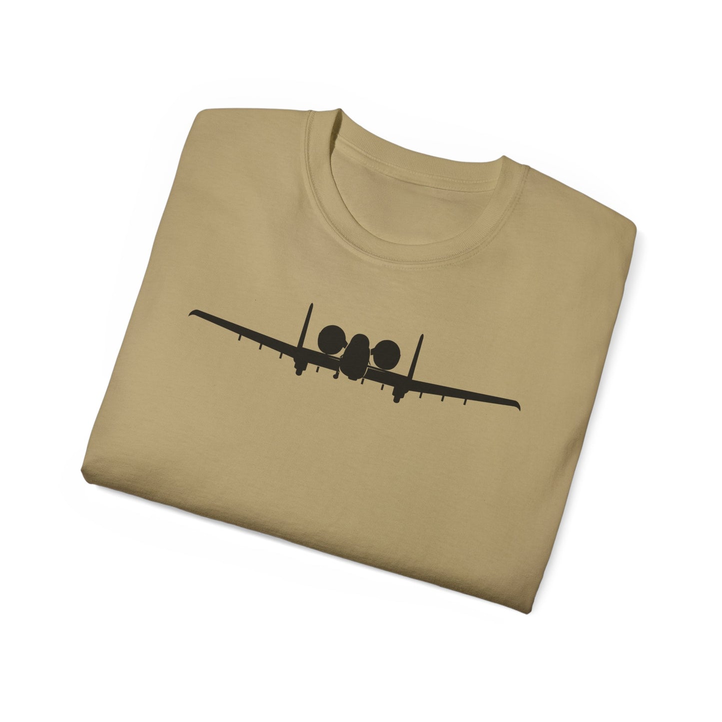 Unisex Ultra Cotton Tee - Aircraft - USAF - A-10 Thunderbolt II - Front - Silhouette X 300