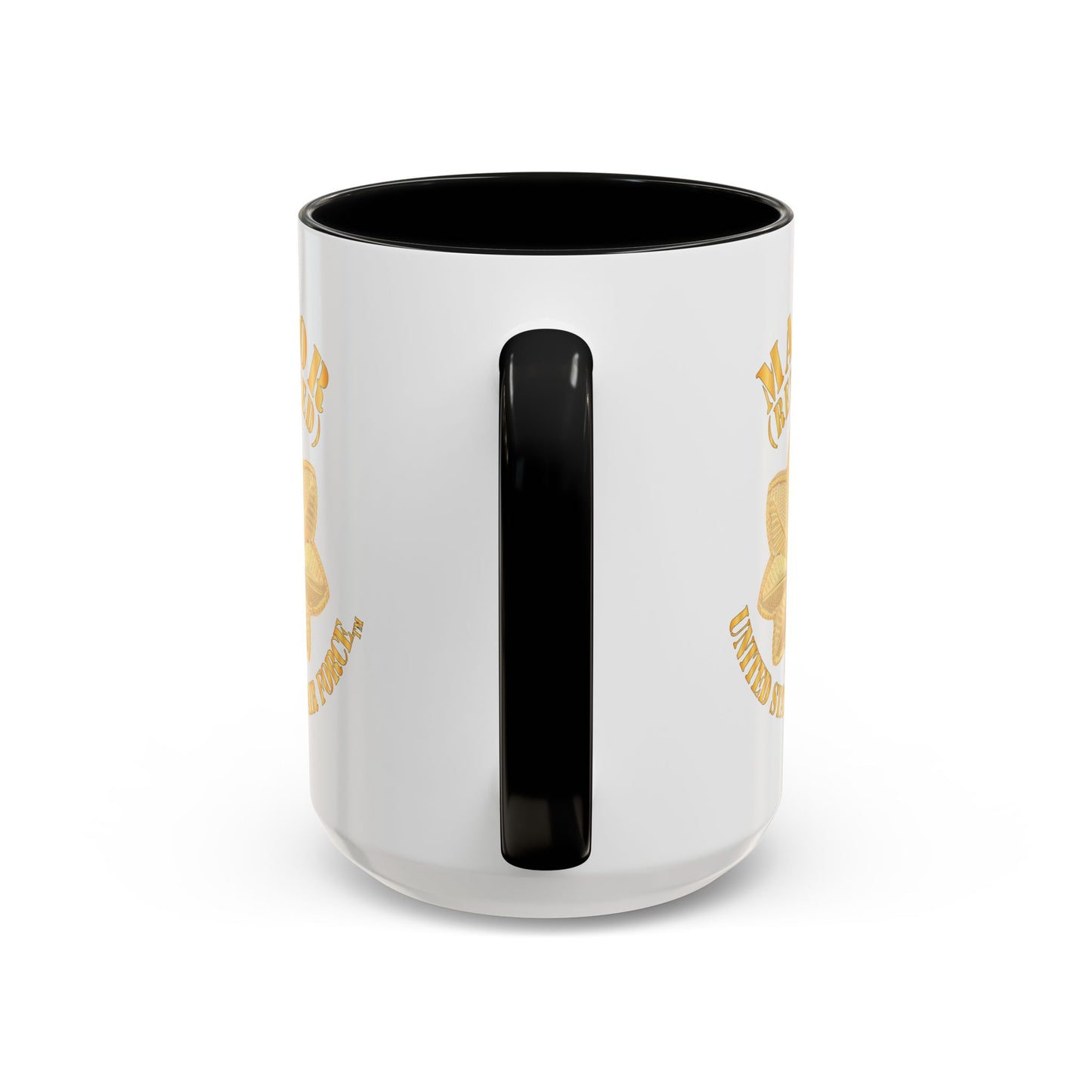 Accent Coffee Mug (11oz & 15oz) - USAF - Major - Retired X 300