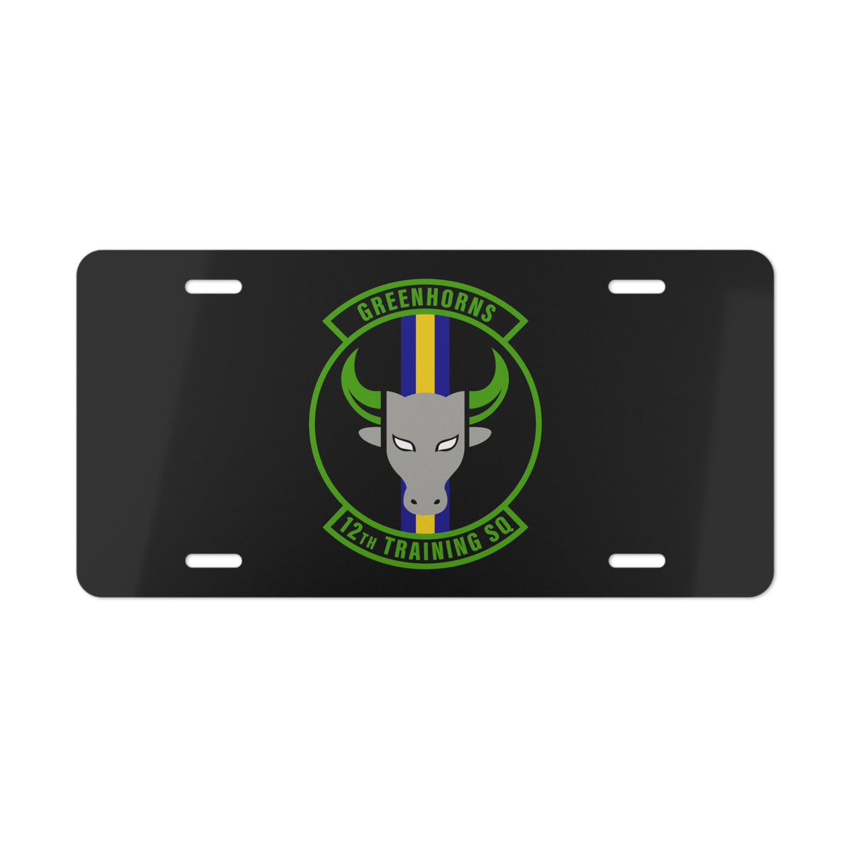 License Plate - USAF - 12th Training Squadron wo txt