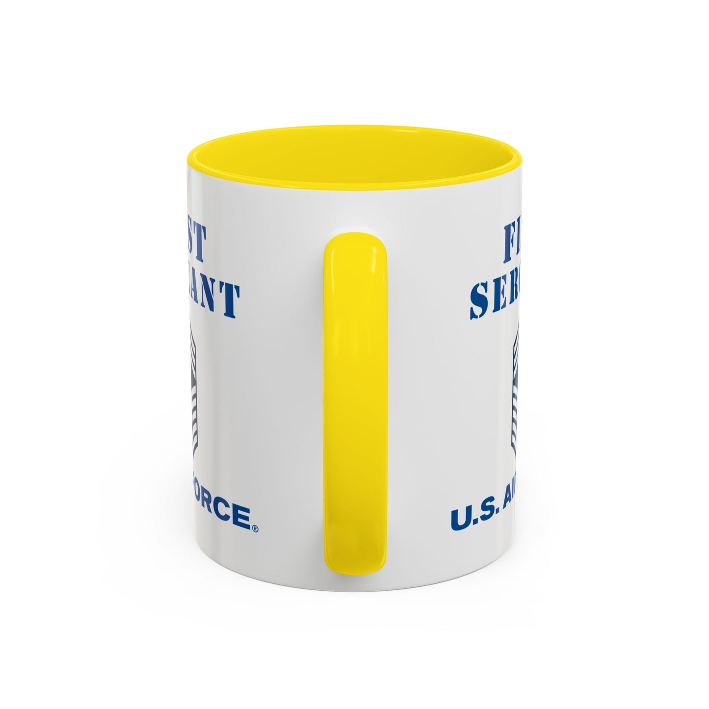 Accent Coffee Mug (11oz & 15oz) - USAF - First Sergeant (E9b) - 2020 - US Air Force w Text X 300