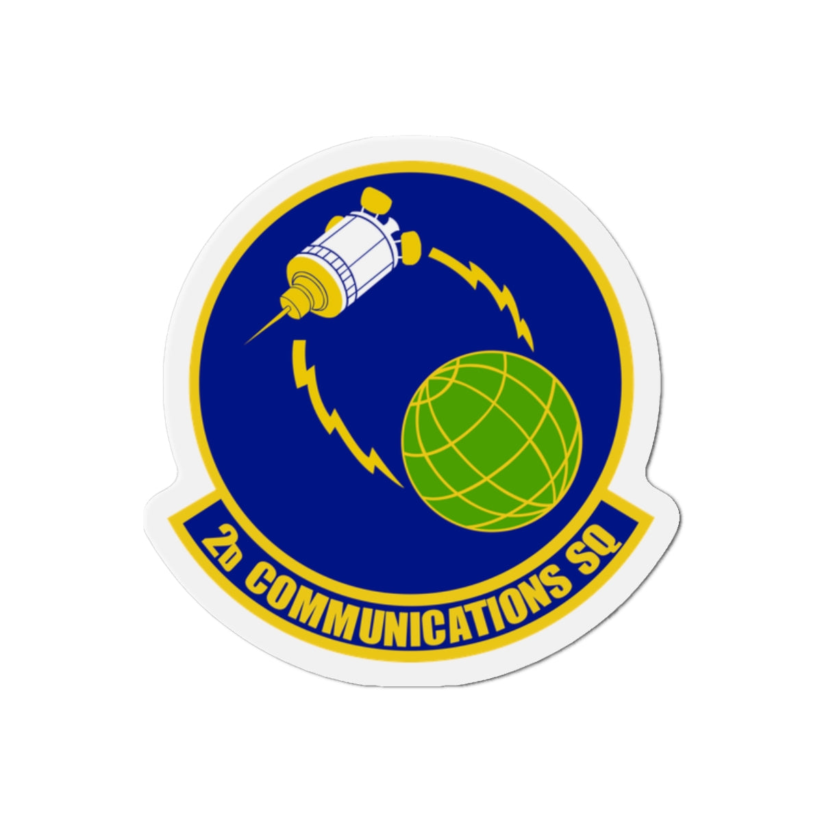 Die-Cut Magnet - USAF - 2d Communications Squadron wo txt