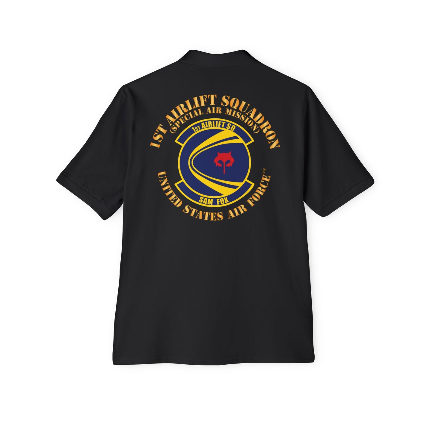 Men's Piqué Polo - USAF - 1st Airlift Squadron X 300