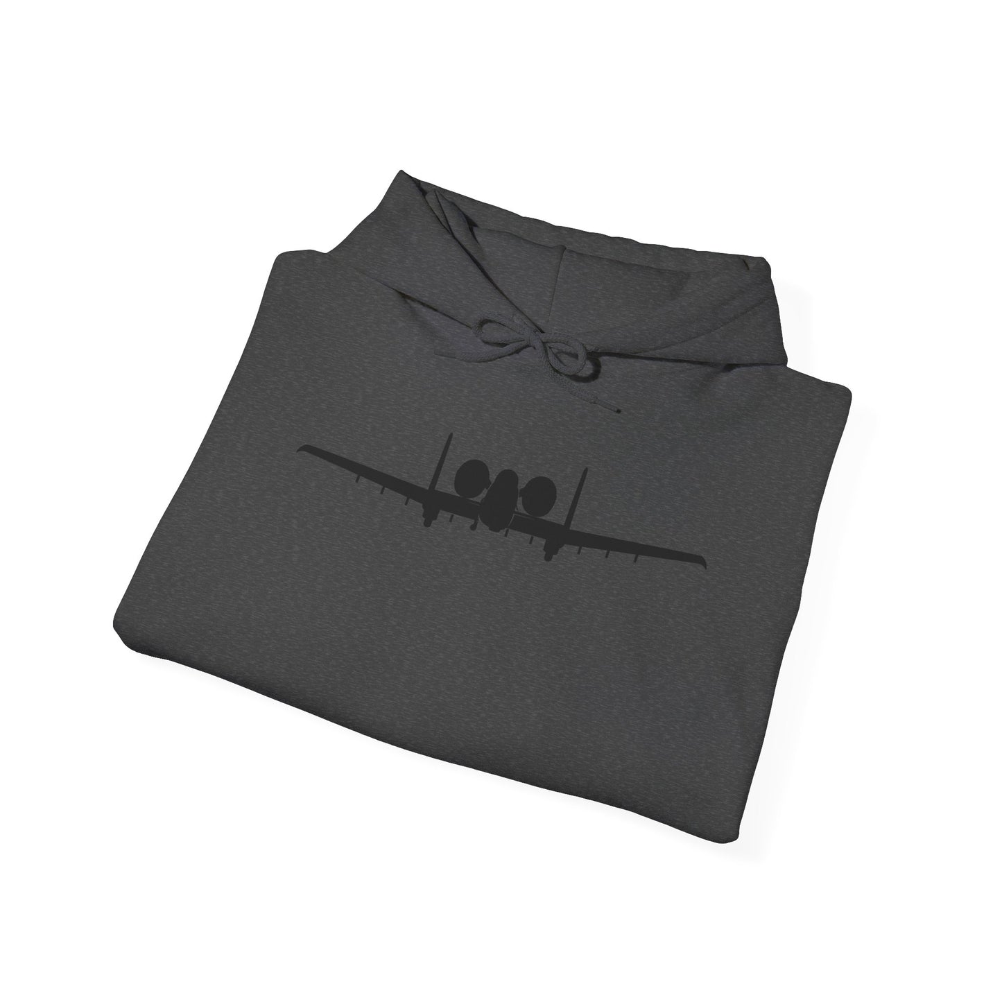 Unisex Heavy Blend Hooded Sweatshirt - Aircraft - USAF - A-10 Thunderbolt II - Front - Silhouette X 300